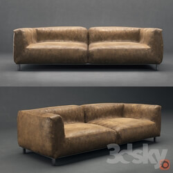 Sofa - Leather sofa MEXO 