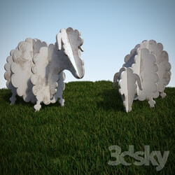 Other architectural elements - Wooden sheep 