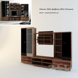 Wardrobe _ Display cabinets - the wall of the Metis BRW 