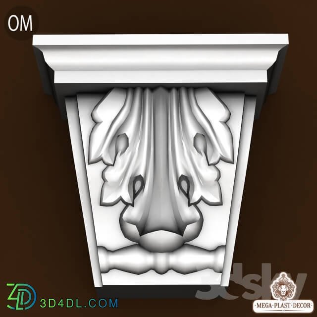 Decorative plaster - Om. Mega plast decor Castle stones