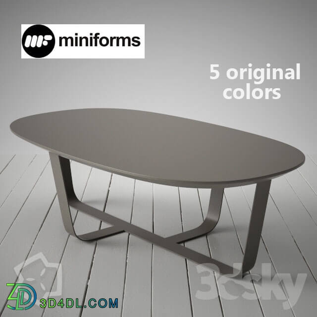 Table - Bino 115x65 by Miniforms