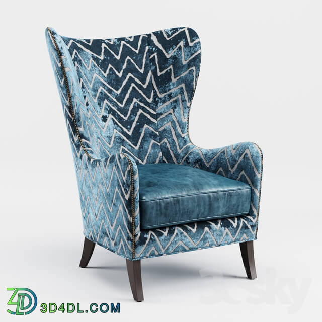 Arm chair - Massoud Viviette Wing Chair