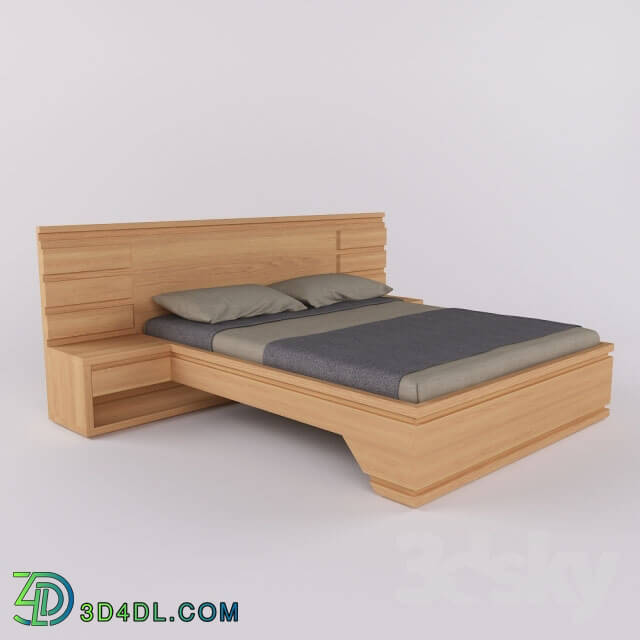 Bed - Bed of solid