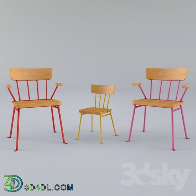 Chair - Furniture-Colored -Chair 01