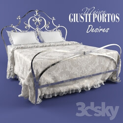 Bed - Wrought iron bed Giusti Portos Desires 