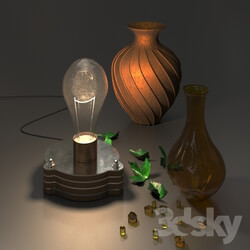 Decorative set - Decorative set with lamp 