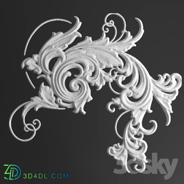 Decorative plaster - ornament 7