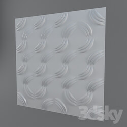 Decorative plaster - 3d panel 