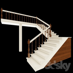 Staircase - Stairs made of beech 