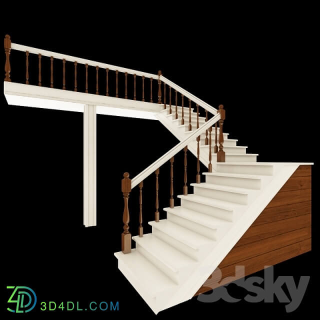 Staircase - Stairs made of beech