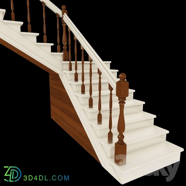 Staircase - Stairs made of beech