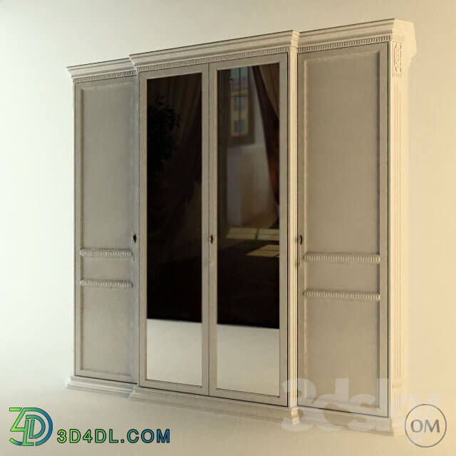 Wardrobe _ Display cabinets - Miassmobili. Wardrobe 4-door _quot_Bristol_quot_
