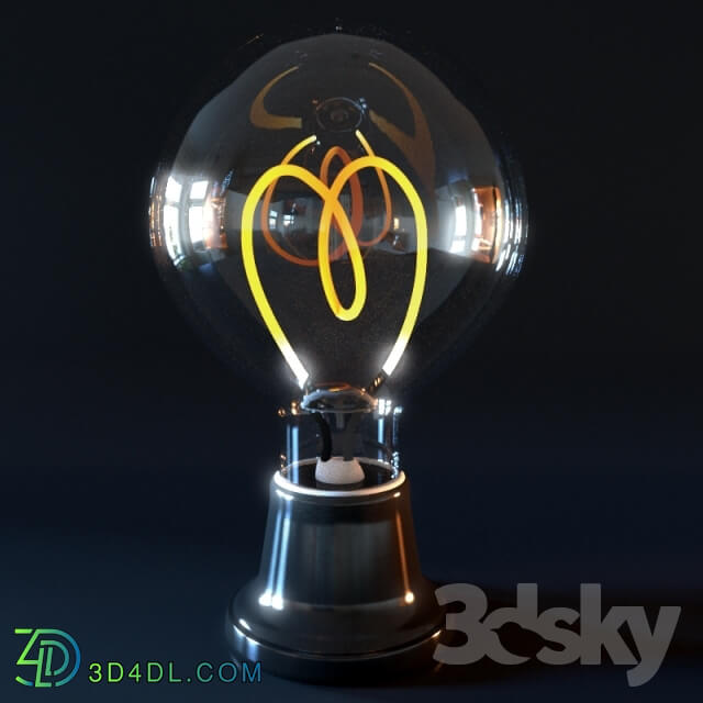 Table lamp - The_lightbulb_lamp