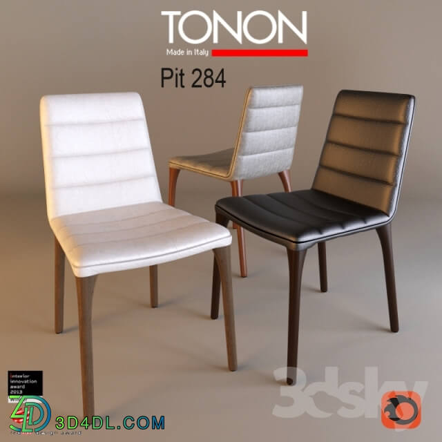 Chair - The chair Tonon PIT 284.01 Leather Tonon