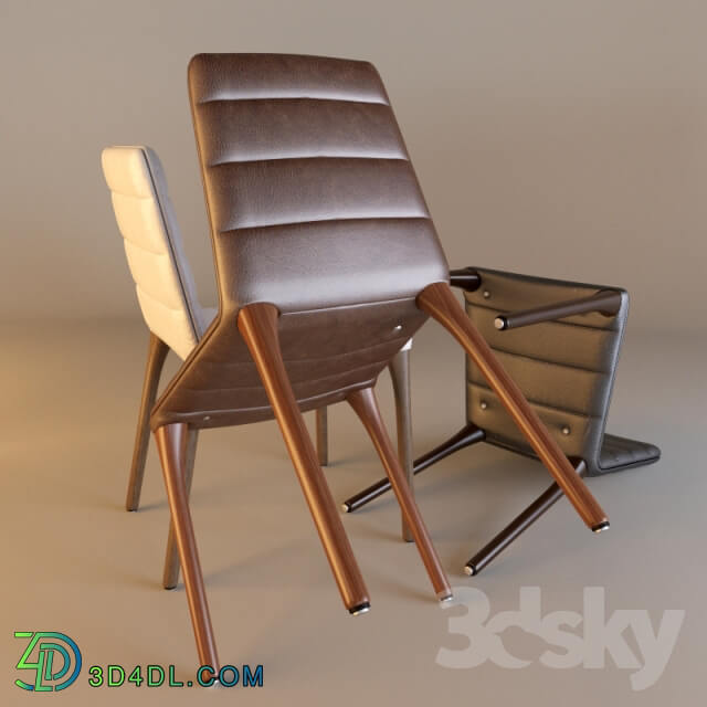 Chair - The chair Tonon PIT 284.01 Leather Tonon