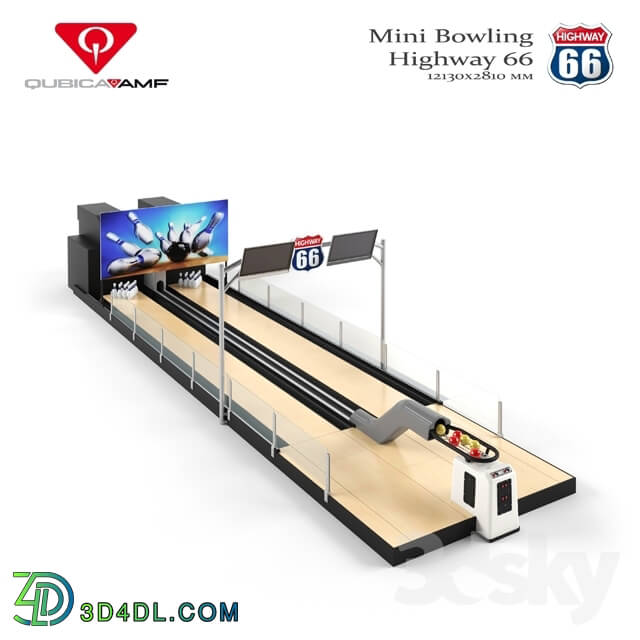 Miscellaneous - Mini-bowling _quot_Qubica AMF - Highway 66_quot_