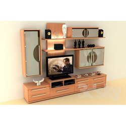 Wardrobe _ Display cabinets - Gorka in living room 