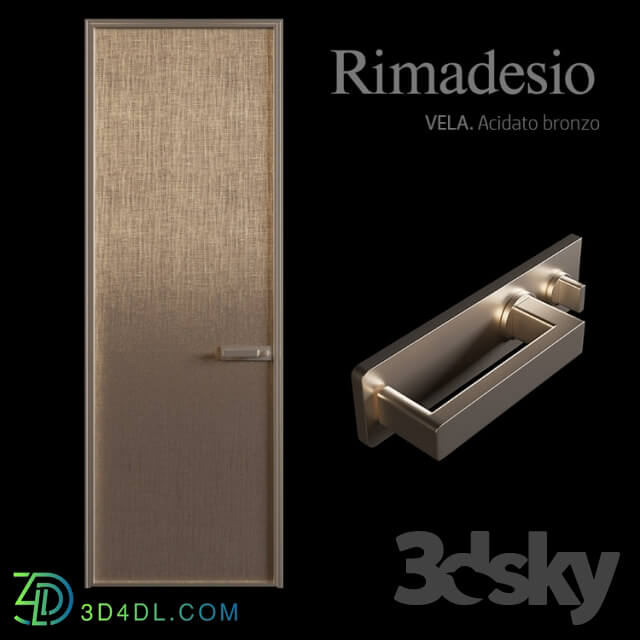 Doors - Rimadesio Vela. Acidato bronzo