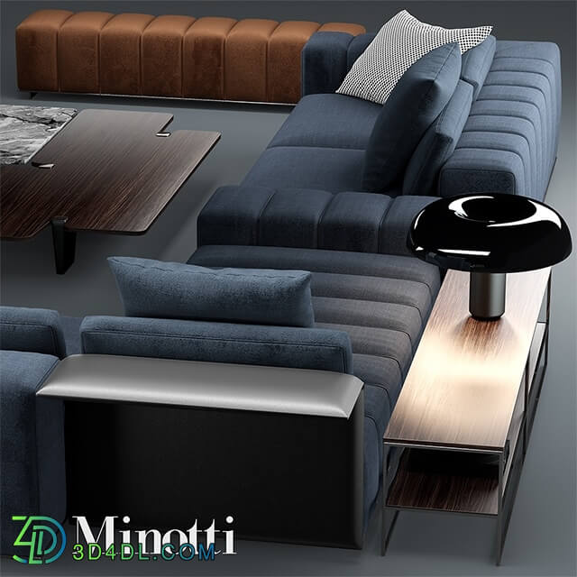 Sofa - Sofa minotti freeman seating system