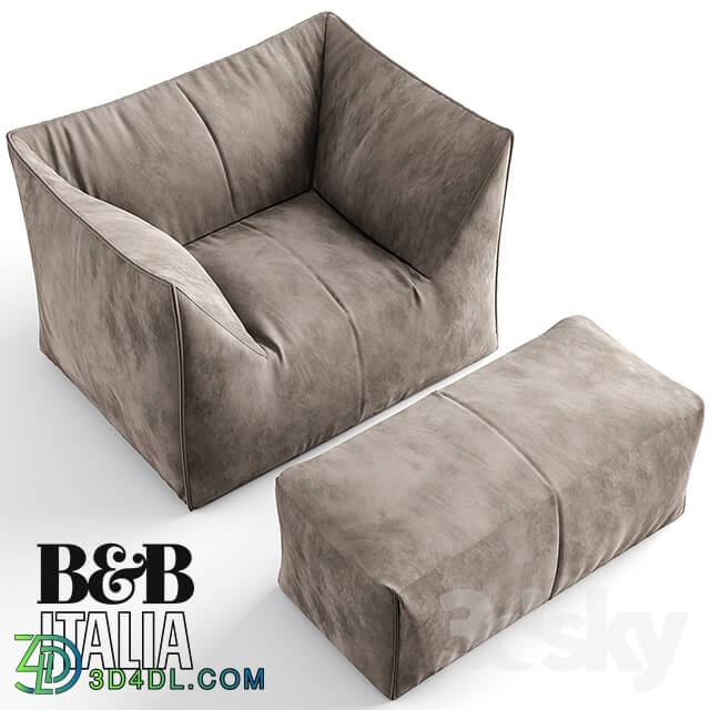 Arm chair - B_B ITALIA LE BAMBOLE ARMCHAIR