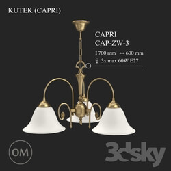 Ceiling light - KUTEK _CAPRI_ CAP-ZW-3 