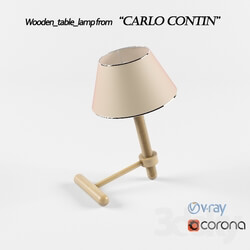 Table lamp - Wooden Table Lamp 