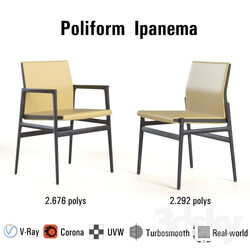 Chair - Poliform Ipanema 