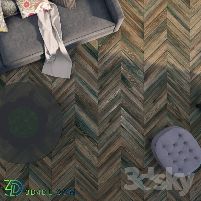 Floor coverings - Parquet. Herringbone parquet. The French Christmas tree parquet board