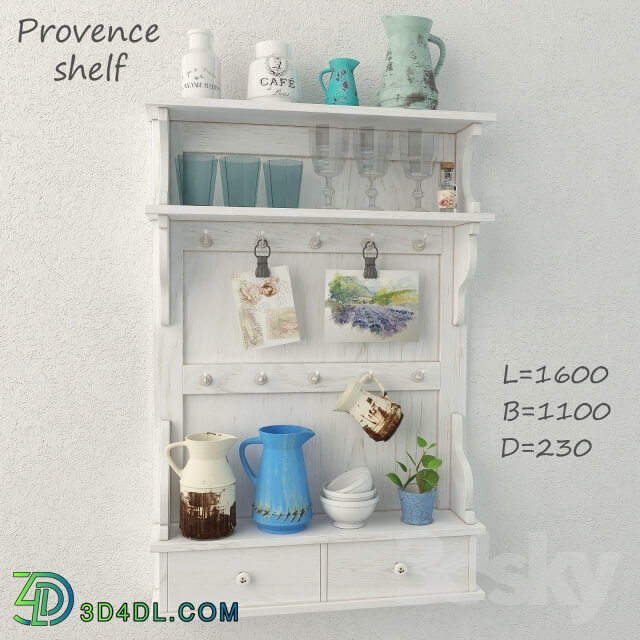 Other kitchen accessories - provence shelf