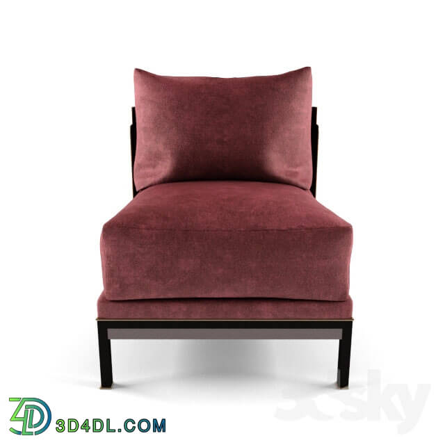 Arm chair - Holly hunt Tweed Lounge Chair