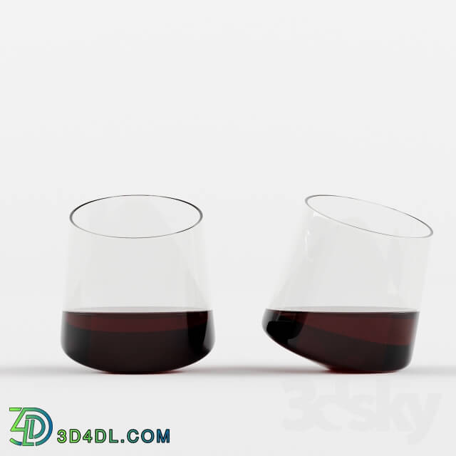 Food and drinks - Crystal rolling glass