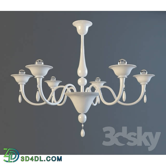 Ceiling light - chandelier-style ardeco Bathroom furnishings