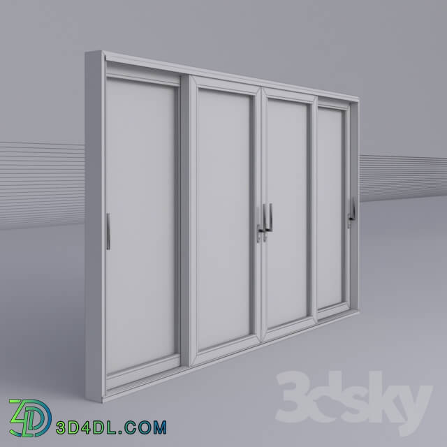 Doors - Sliding door ASS 70.HI - ST 2D