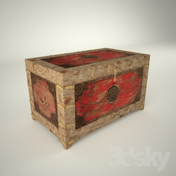Other decorative objects - Chest in Moroccan style 