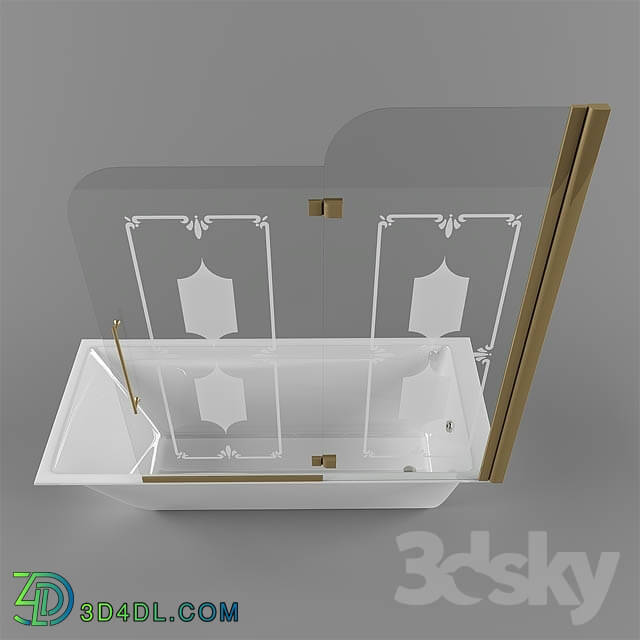 Bathtub - Glass partition