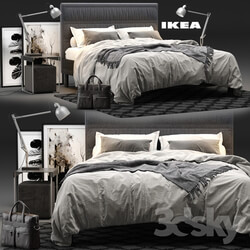 Bed - IKEA OPPLAND Bed 