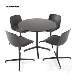 Table _ Chair - Lammhults Grade Chair _ Archal table X 