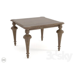 Table - Square old milton table 8831-0007-43 