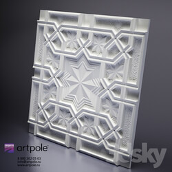 3D panel -  Plaster 3d panel Sultan from Artpole 