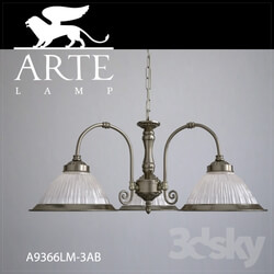 Ceiling light - Chandelier ARTE LAMP A9366LM-3AB 