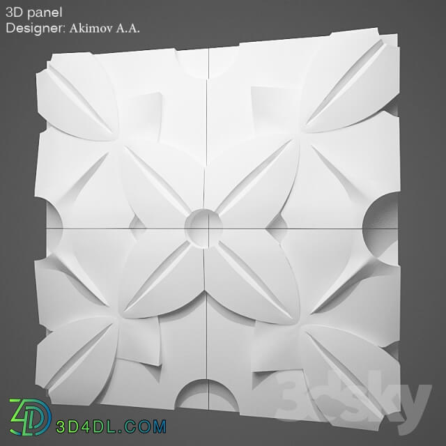 Other decorative objects - 3D panel by Akimov AA