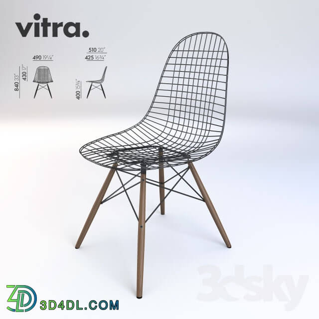 Chair - Vitra wire chair DKW