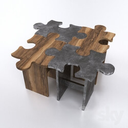 Chair - Jigsaw Puzzle Stools 