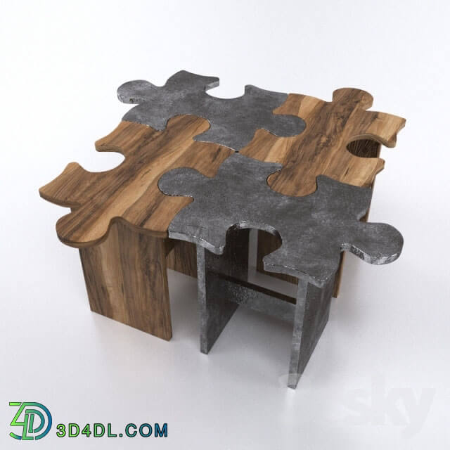 Chair - Jigsaw Puzzle Stools