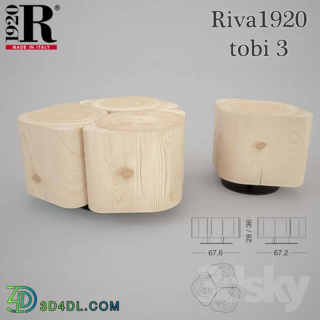 Table - Coffee Table Riva 1920 Tobi 3