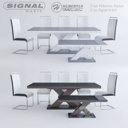 Table _ Chair - Table Xenon Hubertus-meble Chair H-441 Signal 