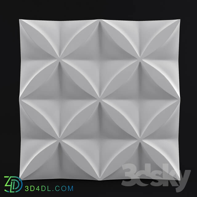 3D panel - Gypsum panel 3d Bacho Print