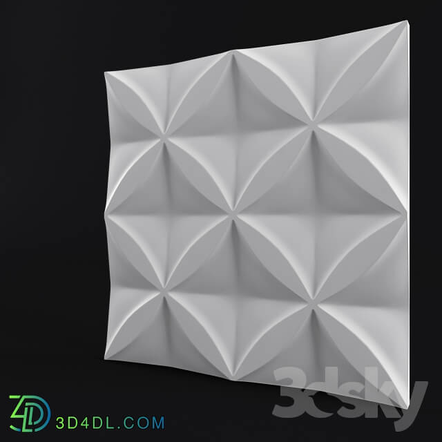 3D panel - Gypsum panel 3d Bacho Print