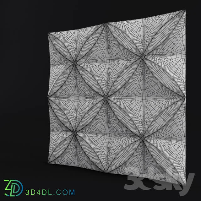 3D panel - Gypsum panel 3d Bacho Print