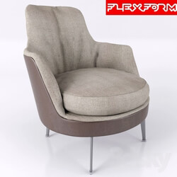 Arm chair - Flexform Guscio Soft 